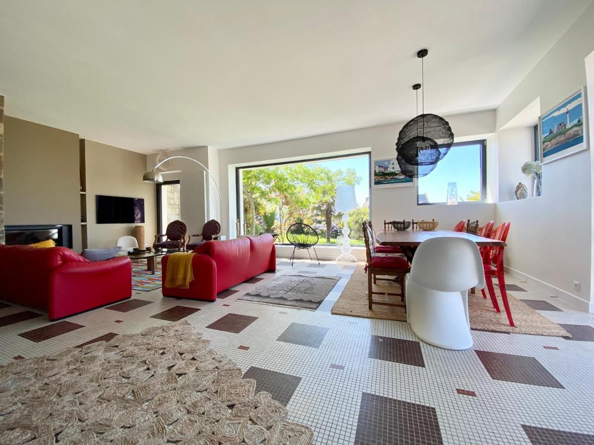 Superbe Villa Vue Sur Mer, Corniche De La Plage Bénodet Exterior foto