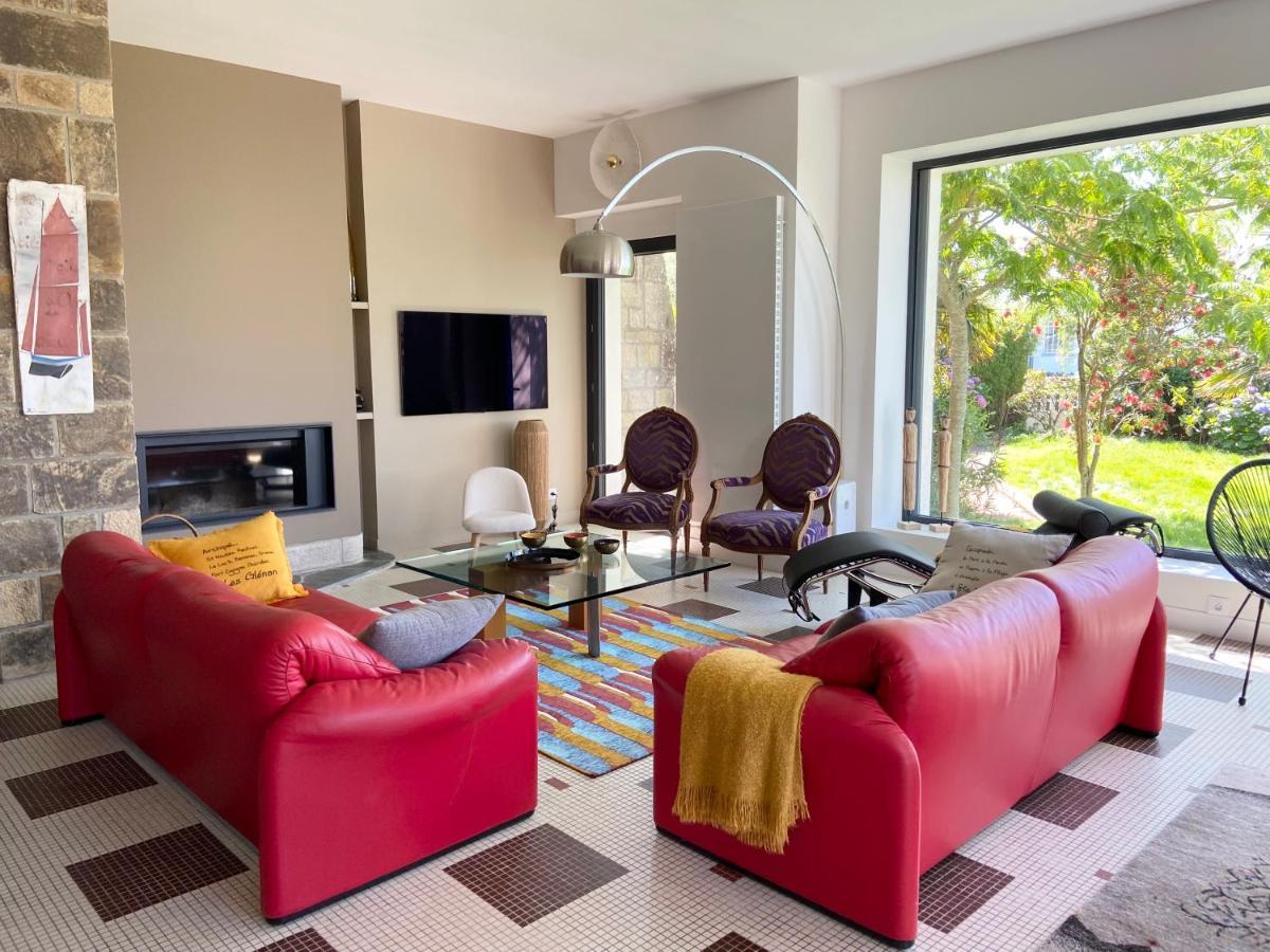 Superbe Villa Vue Sur Mer, Corniche De La Plage Bénodet Exterior foto