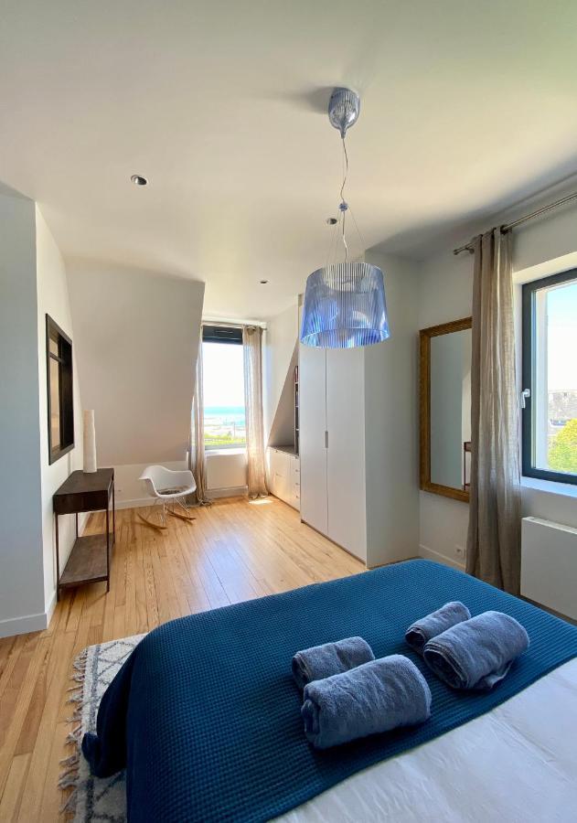 Superbe Villa Vue Sur Mer, Corniche De La Plage Bénodet Exterior foto
